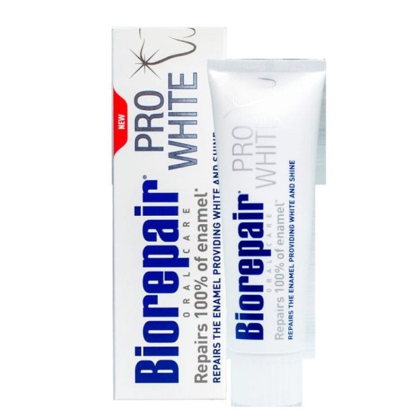 Biorepair Pro White 75 ml - pasta wybielająca z cząsteczkami naprawiającymi szkliwo zębów
