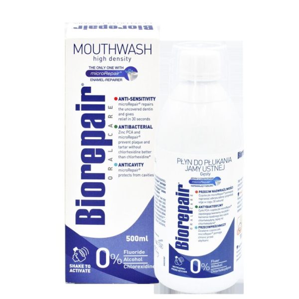 BioRepair Plus 500 ml -remineralizujący płyn do płukania jamy ustnej