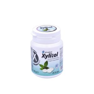 MIRADENT Xylitol Drops - przeciwpróchnicze cukierki z ksylitolem dla dzieci i dorosłych, 26 szt, smak mięta