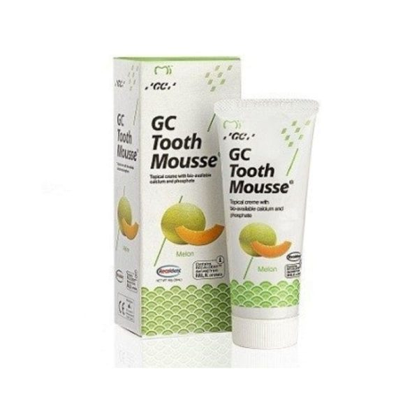 GC Tooth Mousse ME - pasta do intensywnej ochrony i remineralizacji szkliwa bez fluoru, smak melon