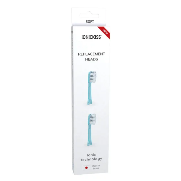 Ionickiss IONPA Soft Blue 2 szt - końcówki wymienne do szczoteczek soniczno-jonowych