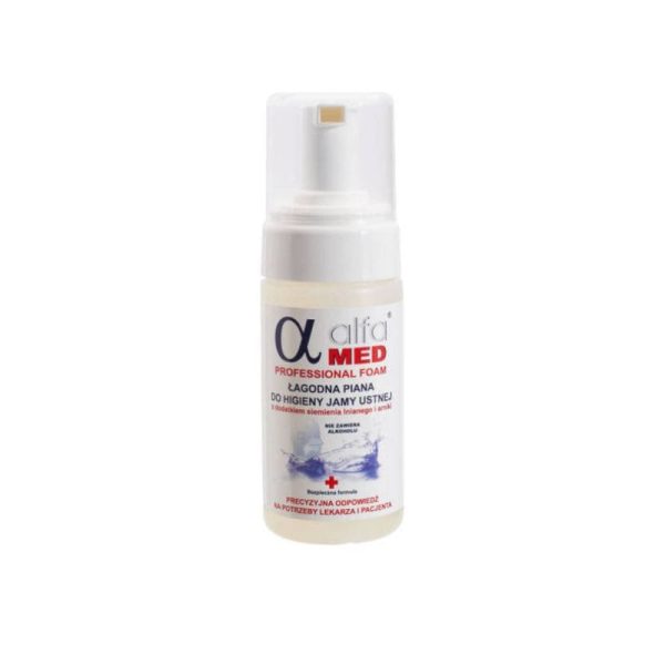 Alfa MED PIANA 100 ml - łagodna piana do higienizacji jamy ustnej z problemami periodontologicznymi