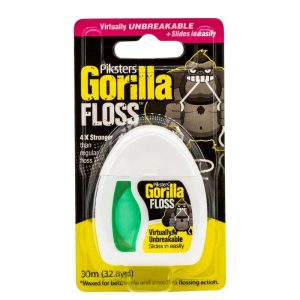 PIKSTERS Gorilla Floss ultramocna nić dentystyczna, 30 m