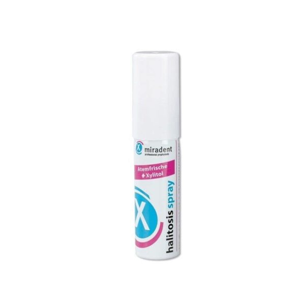 MIRADENT Halitosis Spray - odświeżający preparat z ksylitolem w sprayu na nieświeży oddech, 15 ml