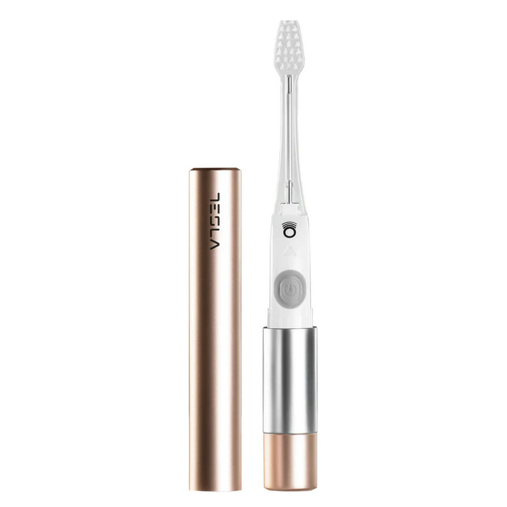 TESLA TRAVEL ROSE GOLD - jonowo-soniczna szczoteczka do mycia zębów, różowe złoto - obrazek 5