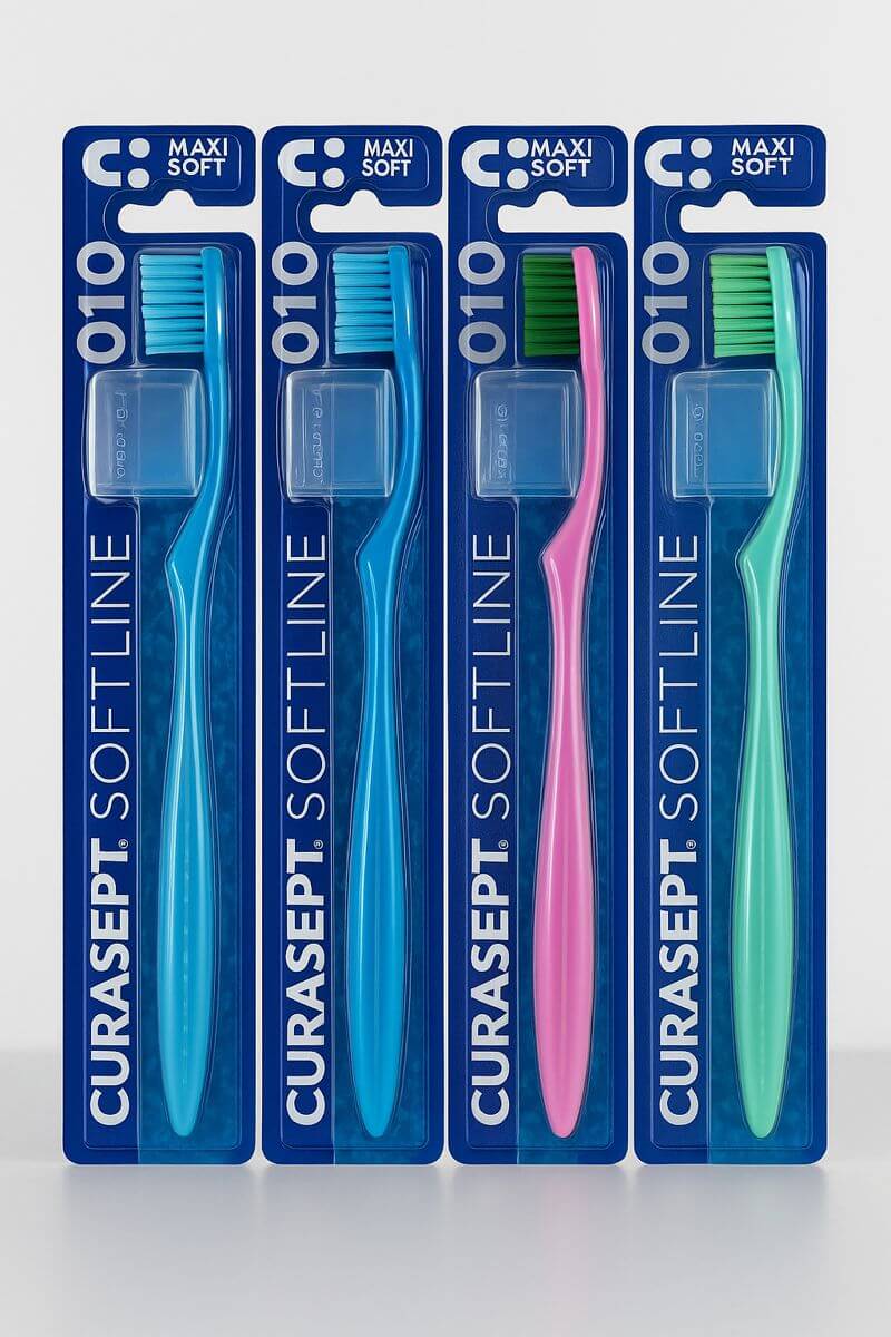 CURASEPT 0.10 MAXI SOFT 1szt. - szczoteczka do zębów z bardzo miękkim włosiem - obrazek 3