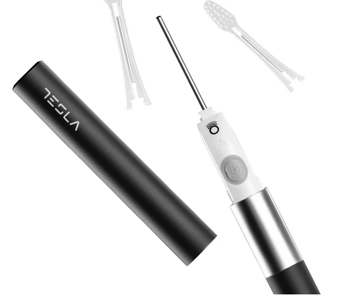 TESLA TRAVEL BLACK - jonowo-soniczna szczoteczka do mycia zębów, matowa czerń - obrazek 3