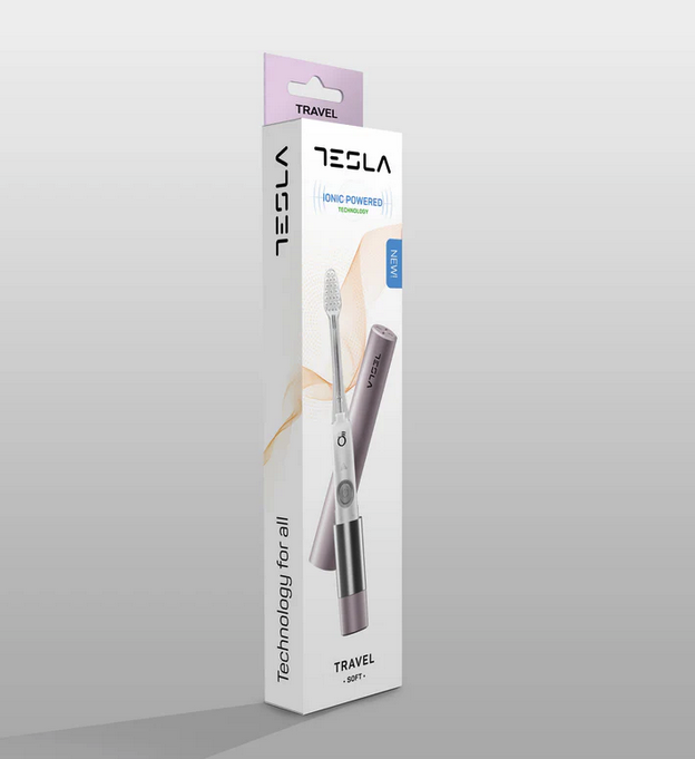 TESLA TRAVEL PEARL WHITE - jonowo-soniczna szczoteczka do mycia zębów, perłowa biel - obrazek 4