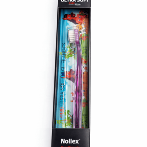 TELLO 4480 Junior Pink 1 szt - bardzo gęsta delikatna szczoteczka do mycia zębów dla dzieci 6-12 lat