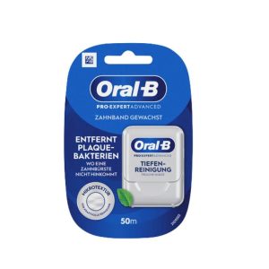 Oral-B Pro-Expert Advanced 50 m Mint - woskowana nić dentystyczna o smaku miętowym