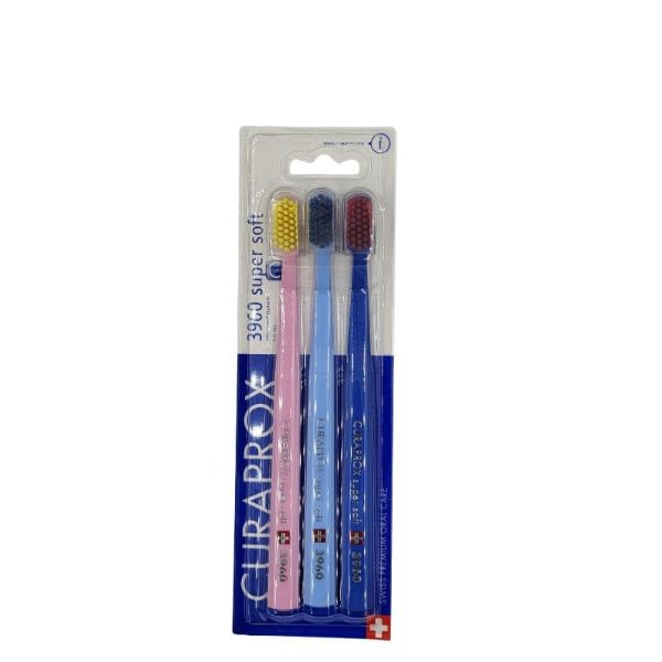 Szczoteczki Curaprox CS 3960 Super Soft 3szt- miękkie szczoteczki do mycia zębów trójpak - obrazek 2