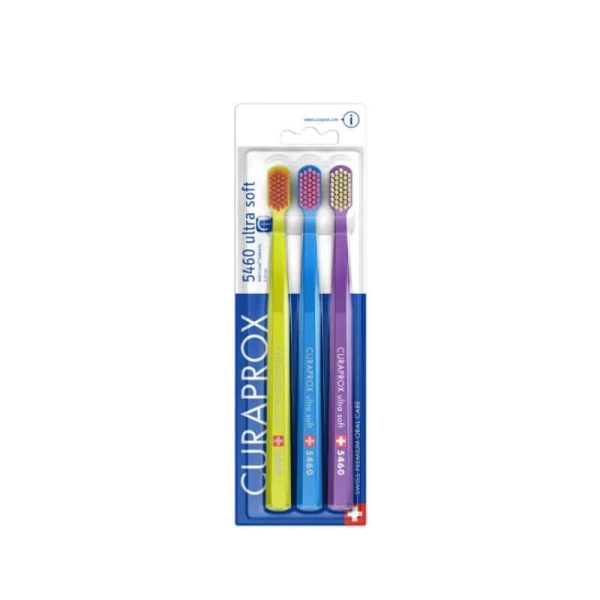 Szczoteczki Curaprox CS 5460 Ultra 3szt- miękkie szczoteczki do mycia zębów trójpak - obrazek 2