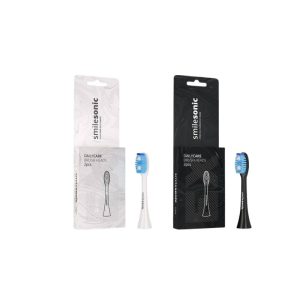 Smilesonic SET DailyCare Black&White - zestaw szczoteczek standardowych w białym i czarnym kolorze