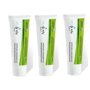 ApaCare Toothpaste 3x75 ml- remineralizujące pasty do naprawy szkliwa z nanohydroksyapatytem SET