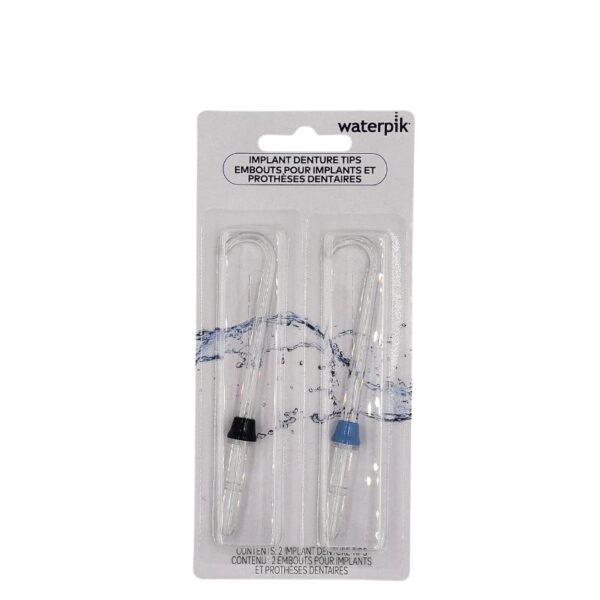 Waterpik DT-100 Implant Denture Tip końcówki do irygatora do czyszczenia protez i mostów na implantach