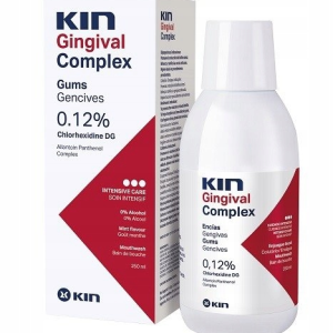 Kin Gingival Complex, płyn do płukania jamy ustnej z chlorheksydyną, 250 ml