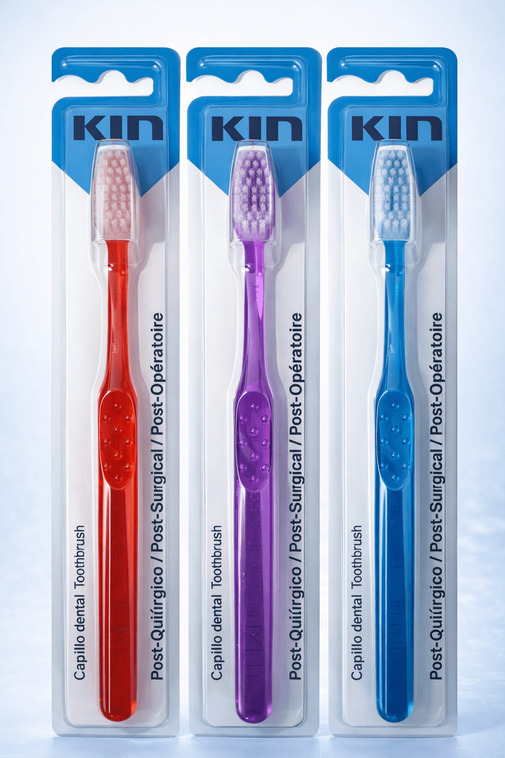Szczoteczka do zębów po zabiegach KIN czerwona - obrazek 2