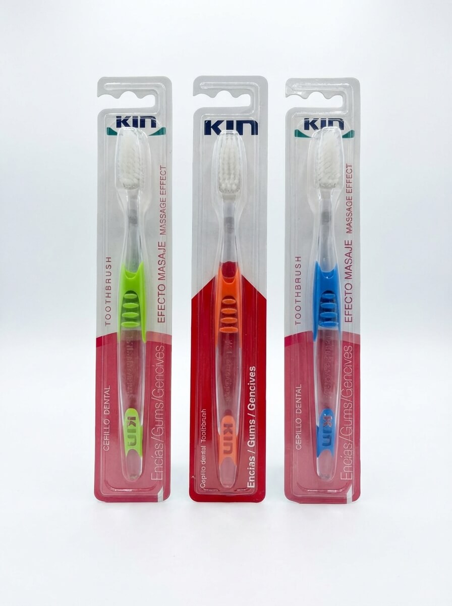 KIN szczoteczka do zębów na dziąsła niebieska - obrazek 2