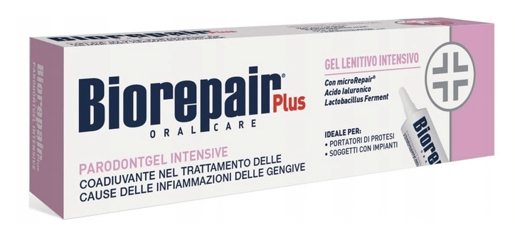 Biorepair Parodontgel żel intensywnie łagodzący na stany zapalne dziąseł 20 ml