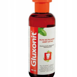 GLUXONIT® – Płyn do płukania jamy ustnej z 0,12% chlorheksydyną, chroniący dziąsła i zapobiegający płytce nazębnej