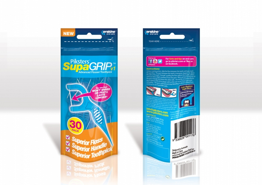 PIKSTERS SupaGRIP v1 (30 szt.) - Niciowykałaczki z mocną taśmą 30 sztuk