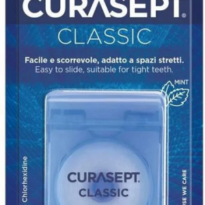 Curasept Floss Nić Klasyczna Woskowana Z CHLORHEKSYDYNĄ 50M
