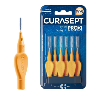CURASEPT PROXI P08 POMARAŃCZOWE – szczoteczki międzyzębowe 6 szt.