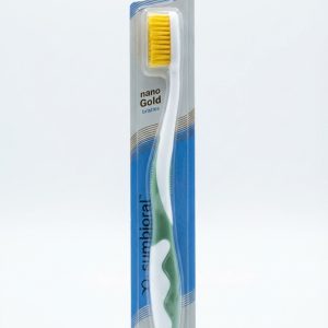 Symbioral NanoGold Pistachio Green – złota szczoteczka do zębów z włóknami PBT i nanozłotem