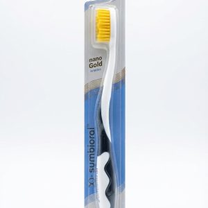 Symbioral NanoGold Deep Navy – złota szczoteczka do zębów z włóknami PBT i nanozłotem