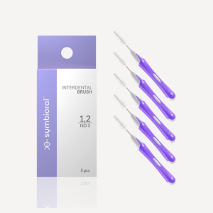 Symbioral 1,2 / ISO 3 szczoteczki międzyzębowe stożkowe duże fioletowe
