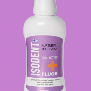 ISODENT FLUOR+ płyn do płukania jamy ustnej 250 ml – ochrona przed próchnicą i wzmocnienie szkliwa