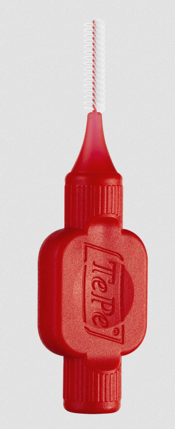 TePe Original Szczoteczki Międzyzębowe z Bioplastiku 0,5 mm Czerwone – 8 szt. - obrazek 2