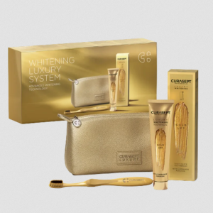 Curasept Gold Luxury – luksusowy zestaw wybielający i ochronny do zębów