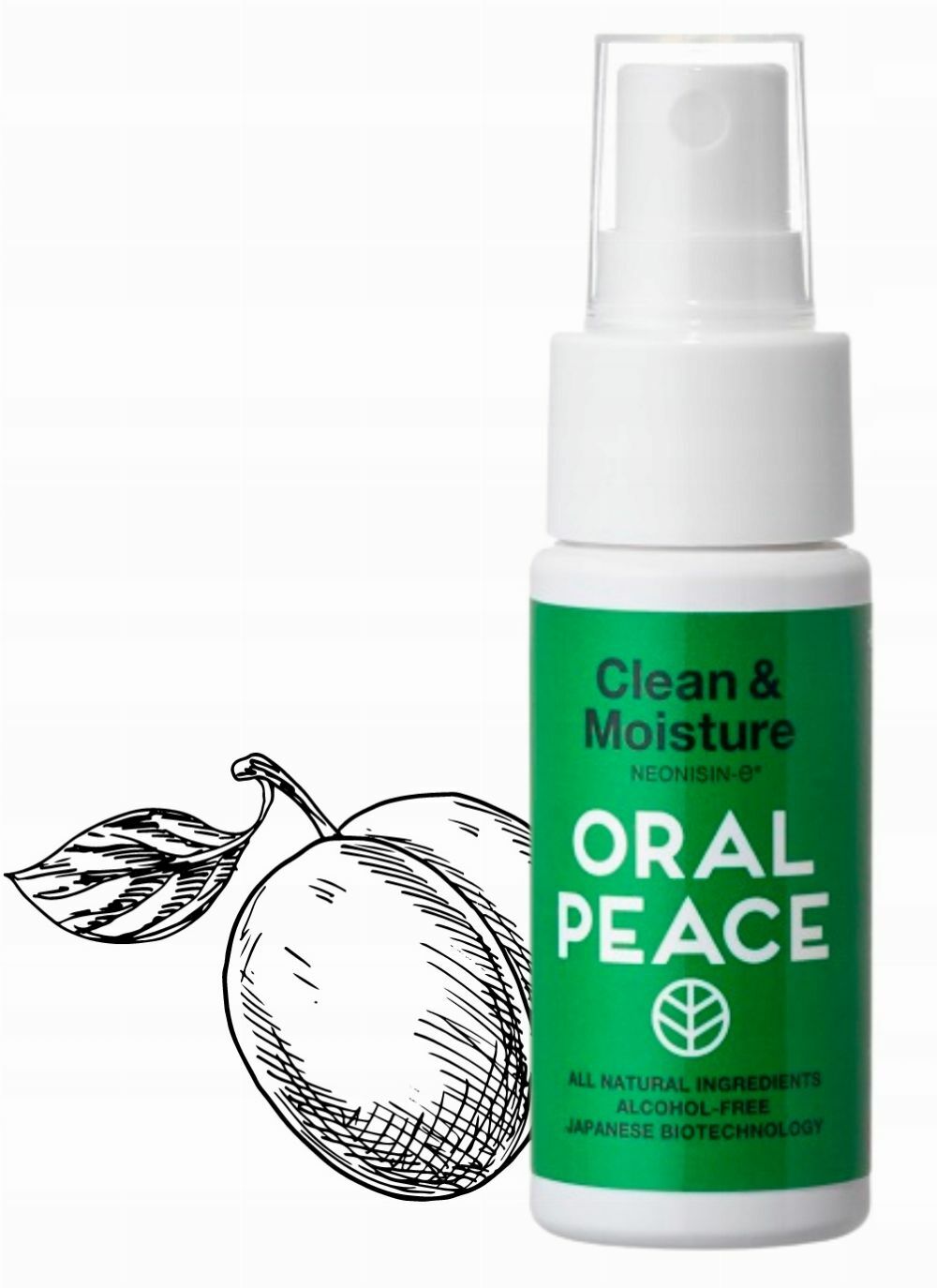 ORALPEACE NATURAL - Naturalny Spray do Płukania Jamy Ustnej 30 ml