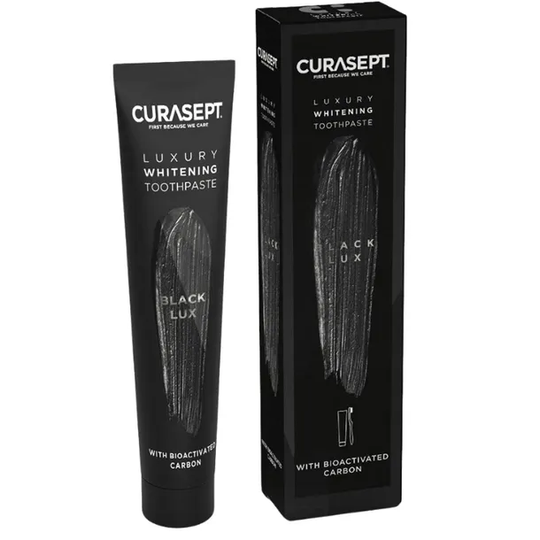 Curasept Whitening Luxury Black Lux 75 ml – czarna pasta wybielająca do zębów