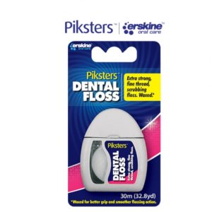 Piksters Dental Floss 30 m – woskowana, wytrzymała nić dentystyczna