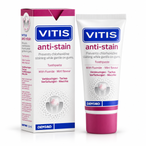 VITIS Anti-Stain 50 ml – pasta przeciw przebarwieniom przy chlorheksydynie CHX