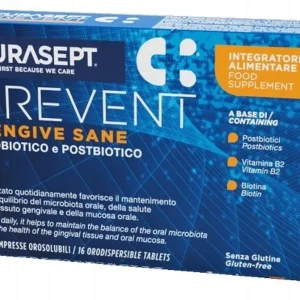Curasept Prevent Gengive Sane 16 tabletek – probiotyk do jamy ustnej