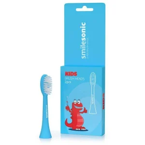 Smilesonic KIDS DINO końcówki czyszczące do szczoteczki sonicznej, 2 szt