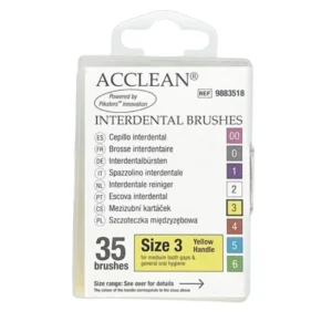 ACCLEAN Interdental 3 - szczoteczki międzyzębowe MEDIUM 0.52, żółte 35 szt