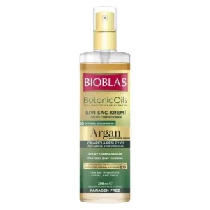 BIOBLAS Botanic Oils Argan Spray 200 ml - odżywka regenerująca w arerozolu bez spłukiwania