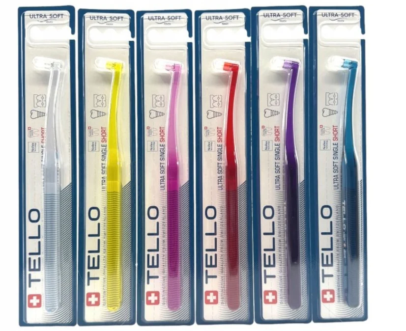 TELLO Single Short 1007,5 – szczoteczka jednopęczkowa z wyjątkowymi włóknami - obrazek 2