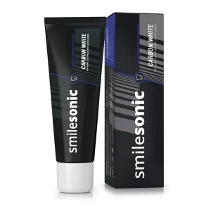 Smilesonic Carbon White 75 ml - wybielająca pasta do mycia zębów z węglem