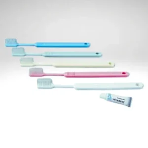 Jednorazowa szczoteczka do zębów z pastą HAPPY MORNING Travel Kit miękka