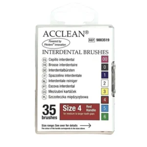 ACCLEAN Interdental 4 - szczoteczki międzyzębowe MEDIUM + ORTO, 0.52, czerwone 35 szt
