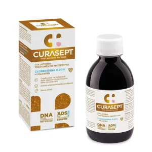 Curasept ADS DNA Colostrum 200 ml - antybakteryjny płyn do płukania jamy ustnej na bazie, chlorheksydyny DNA i colostrum