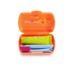 Zestaw podróżny CURAPROX Be You Travel Set POMARAŃCZOWY – higiena jamy ustnej zawsze pod ręką