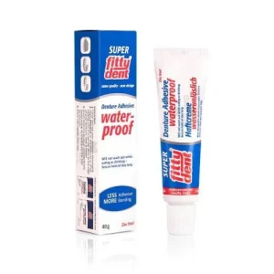 Fittydent Klej do protez 40 g - supermocny, wodoodporny klej do mocowania protez zębowych