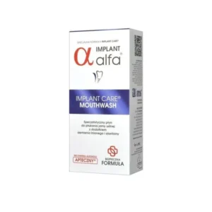 ALFA Implant 200 ml- leczniczy płyn do płukania jamy ustnej przeciw stanom zapalnym jamy ustnej