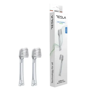 Ionickiss/TESLA IONPA Soft Kids 2 szt - miękkie końcówki do mycia zębów dla dzieci 4+